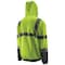 Lift Safety Hi-Vis Hoodie, 100% Polyester Fleece, Class 2 Type R, Yellow/Black, L AVH-17HVKL - alternate 2